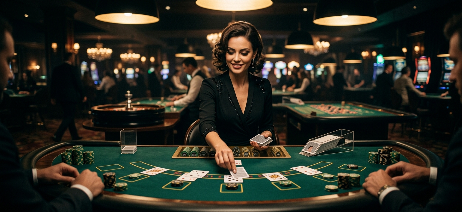 Live casino dealer at Vworld 2.0